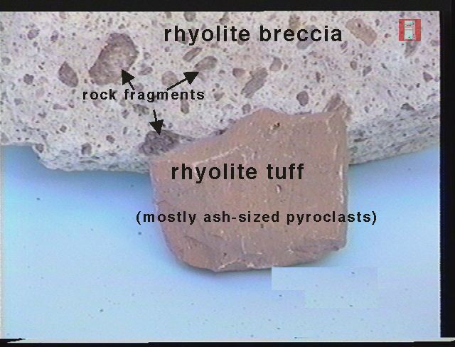 Tuff, Volcanic Ash, Igneous Rock & Pyroclastic Material